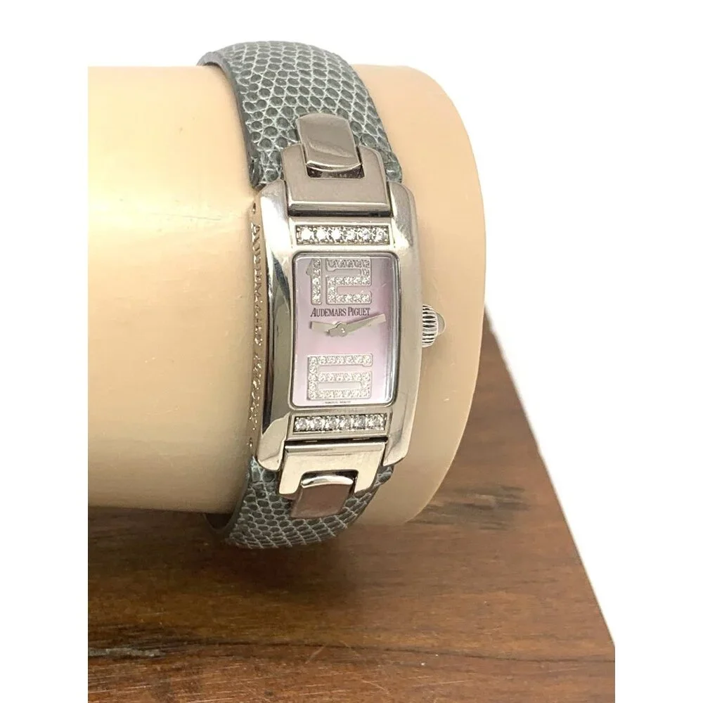 Audemars Piguet Women's Watch E86608 Promesse Diamond Mother of Pearl 18K Tank